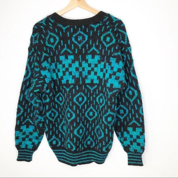 Fabrizio by Weathervane Vintage 80s Cardigan Large - Picture 3 of 11